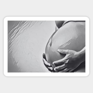 Miracles of Woman (Pregnant Woman) Sticker